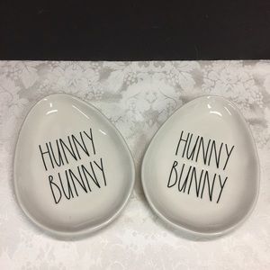 Rae Dunn Set of 2 EASTER PLATES